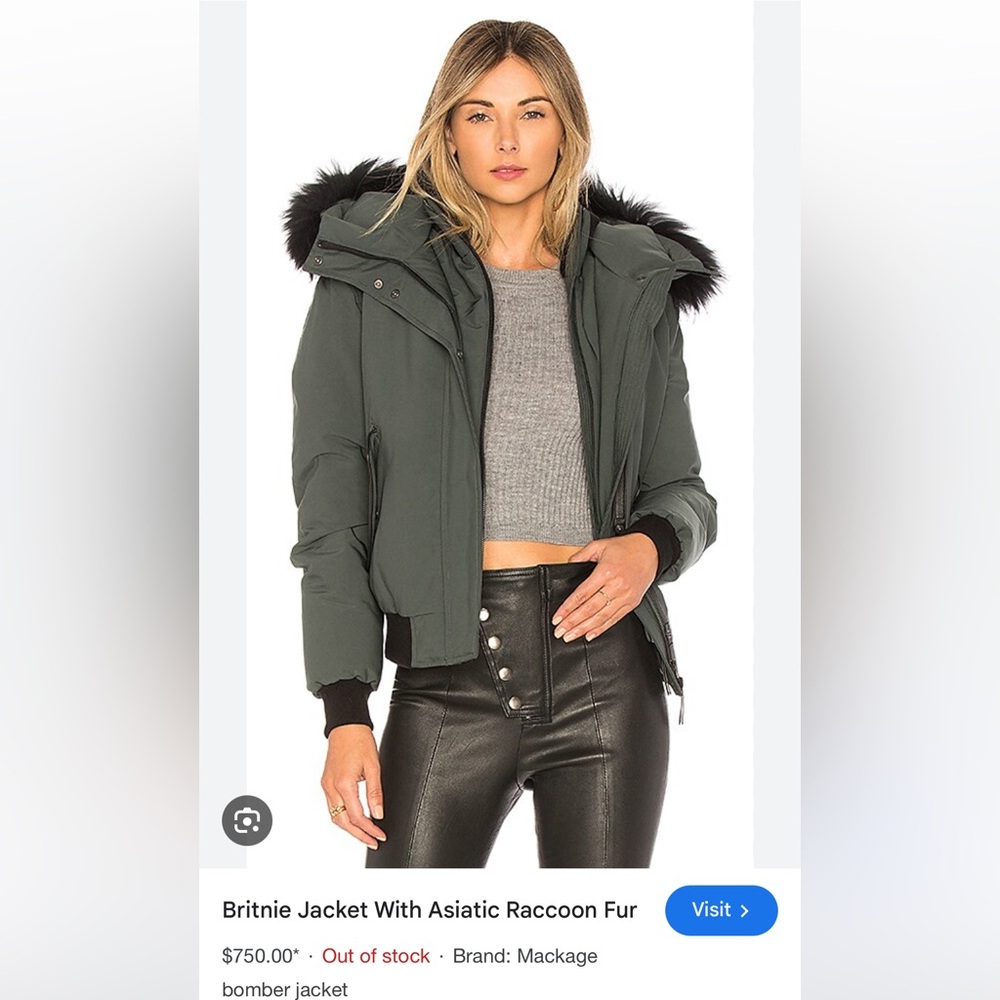 NWT Mackage Britnie Jacket
